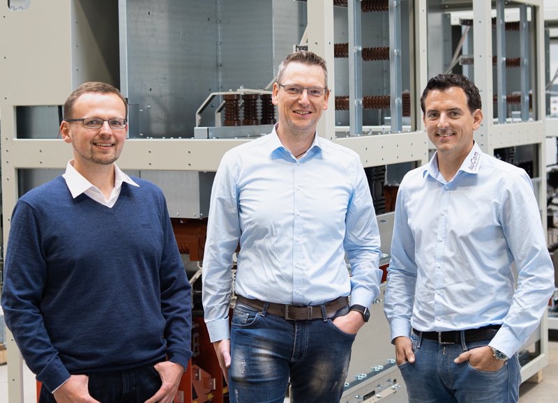 Das neue Führungstrio bei AuCom (von links). Simon Nawrath (CFO), André Borgmann (COO) und Thomas Zirk-Gunnemann (CEO). | Foto: AuCom