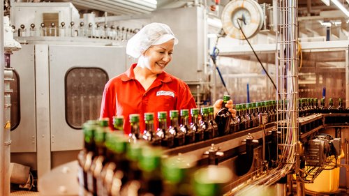 Blick in die Produktion von Berentzen. Foto: Berentzen