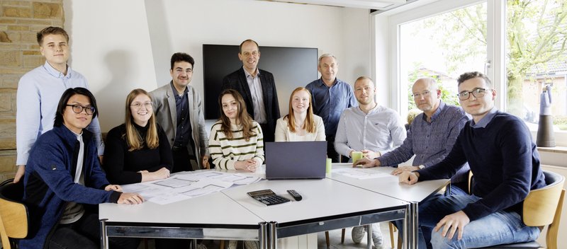 Das Team der AIG Architekten- und Ingenieurgemeinschaft. Foto: Johanna Schindler