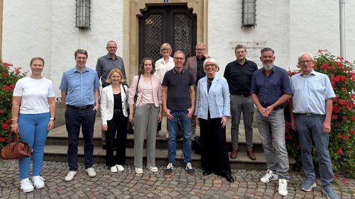 Die kommunalen Wirtschaftsförderer im Kreis bei ihrem Treffen im Alten Rathaus von Warendorf. Foto: gfw
