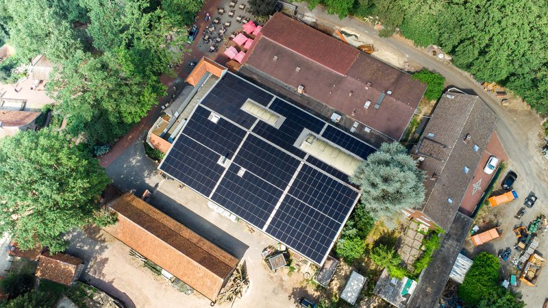 Der Tierparkt Nordhorn hat seine PV-Anlage erweitert. Foto: Julius Gau - Moddemann Neue Energien GmbH