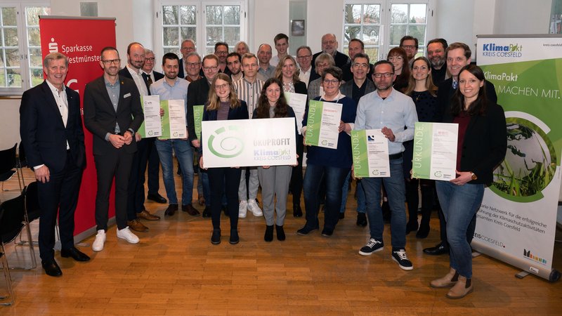 Unternehmen können sich erneut für das Ökoprofit-Projekt anmelden. Foto: Kreis Coesfeld