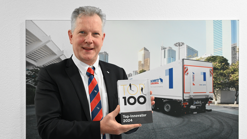 Andreas Schmitz, CEO Schmitz Cargobull AG, freut sich über die Top 100-Auszeichnung. Foto: Schmitz Cargobull