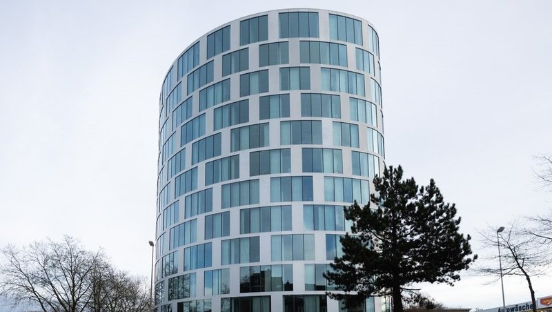 Das Verwaltungsgebäude von zeb in Münster. Foto: Carsten Schulte
