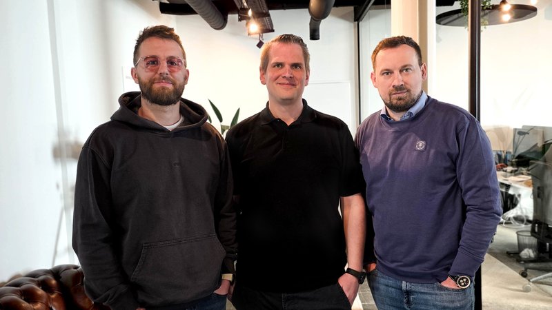 Die Gründer von conmeet (von links): Leandro Ananias, Benedikt Kisner und Lennart Eckerlein. Foto: conmeet