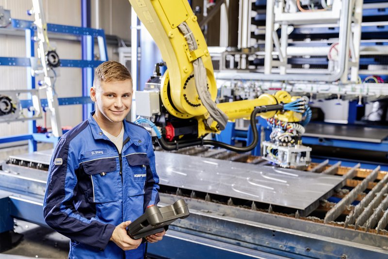 In der Produktion bei Kuipers ist zum Beispiel eine automatisierte Laseranlage im Einsatz. (Foto: Kuipers)