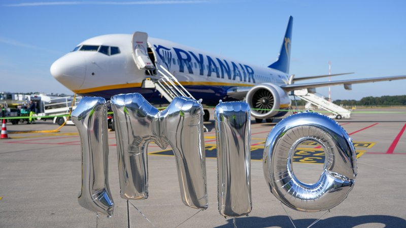Ryanair beförderte bereits eine Million Passagiere am FMO. Foto: FMO
