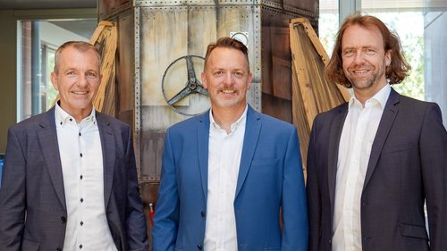 Die drei neuen Geschäftsführer der con terra (von links): Christian Heisig, Christian Elfers und Christian Sehlleier. Foto: con terra