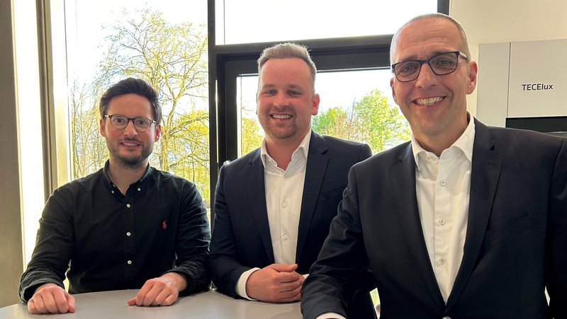 Der neue Vorstand von „Emsdetten.Einfach.Machen“ (von links): Jan Mauve (Stellvertreter), Peter Fehlings (Stellvertreter) und Michael Wietkamp (Vorsitzender). Foto: Stadt Emsdetten