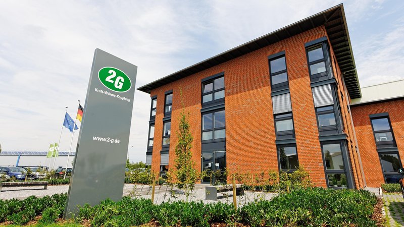 Der Hauptsitz von 2G Energy in Heek. Foto: 2G Energy AG