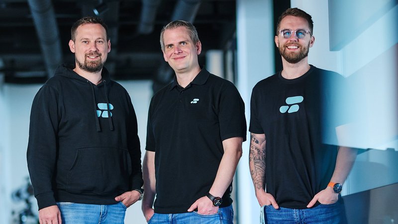 Die Gründer von conmeet (von links): Lennart Eckerlein, Benedikt Kisner und Leandro Ananias. Foto: conmeet