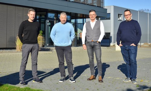 Das Rönne-Führungsteam (von links): Christian Bauer, Ingo Hensel, Hendrik Schulte-Bernd und Henning Leyendecker (Foto: Michael Terhörst)